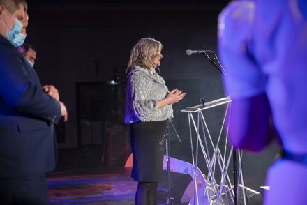 Koncert Noworoczny Miasta Wisła - Prezes PTTK oddział Wisła Izabela Rudzińska